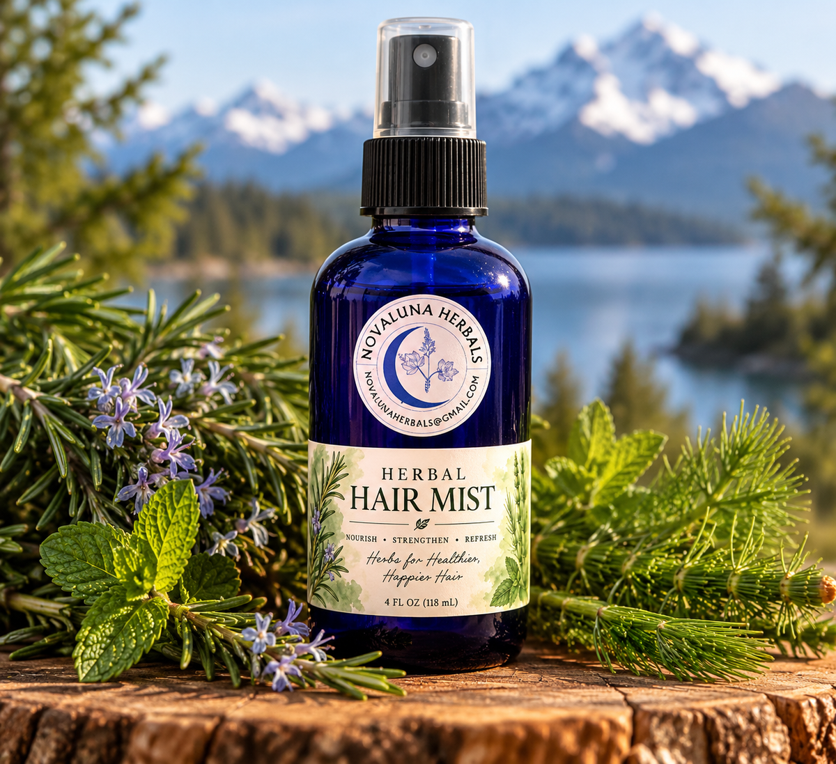Wild Rose Mint Hair Mist
